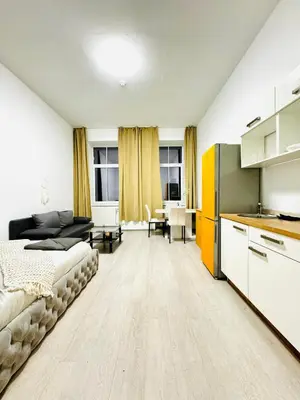 Küche/Küchenzeile in der Unterkunft Studio with Kitchen, 7 Minutes from Ottakring