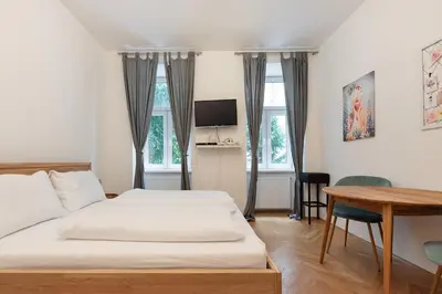 Grundriss der Unterkunft Studio in Ruhelage an der Mariahilfer Straße