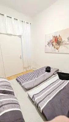 Ein Bett oder Betten in einem Zimmer der Unterkunft Cozy rooms in Stadthalle Area HB