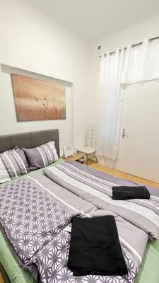 Ein Bett oder Betten in einem Zimmer der Unterkunft Cozy rooms in Stadthalle Area HB