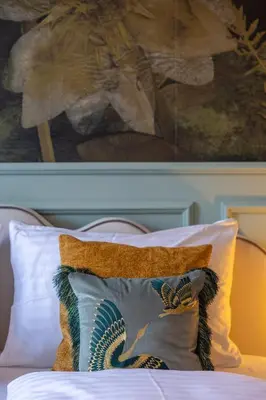 Ein Bett oder Betten in einem Zimmer der Unterkunft josef's home I Lotus Apartment
