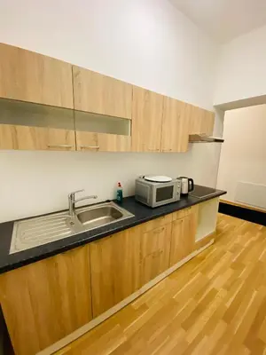 Küche/Küchenzeile in der Unterkunft ApartSiebenbrunneng4