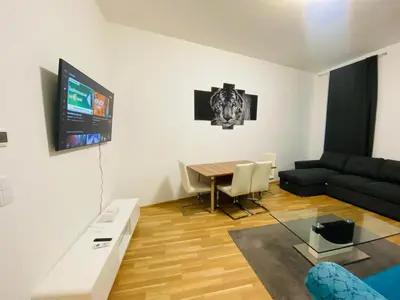 TV/Unterhaltungsangebot in der Unterkunft ApartSiebenbrunneng4