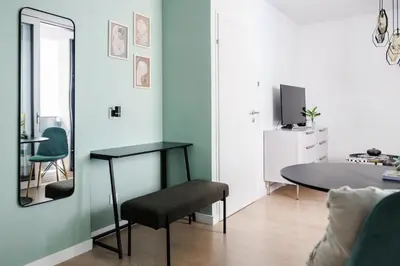 TV/Unterhaltungsangebot in der Unterkunft Stylish City Suite, Balcony, Augarten & Center