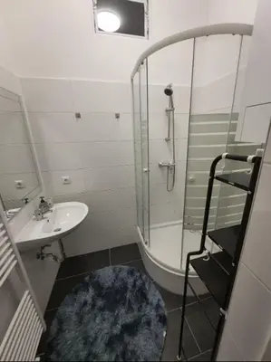 Ein Badezimmer in der Unterkunft Sapphire Suite
