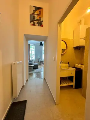 Küche/Küchenzeile in der Unterkunft Modern, Stylisch und Zentral