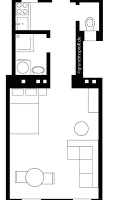 Grundriss der Unterkunft Modern, Stylisch und Zentral