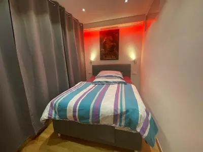 Ein Bett oder Betten in einem Zimmer der Unterkunft NiceapartStephans