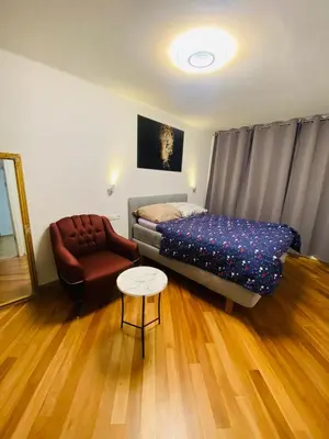 Ein Bett oder Betten in einem Zimmer der Unterkunft NiceapartStephans