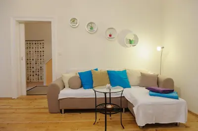 Ein Bett oder Betten in einem Zimmer der Unterkunft Cozy City Apartments Augarten