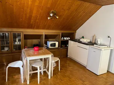 Küche/Küchenzeile in der Unterkunft Vienna Touch Apartments Number 1