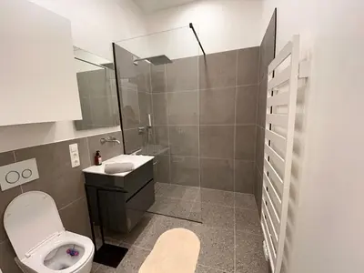 Ein Badezimmer in der Unterkunft Premium City Apartment near Mariahilfer Strasse