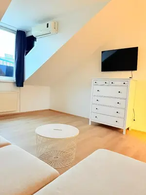 TV/Unterhaltungsangebot in der Unterkunft Cozy Family Rooftop