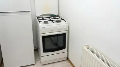 Küche/Küchenzeile in der Unterkunft Stylish 1BR City Apartment for 5, Great Location