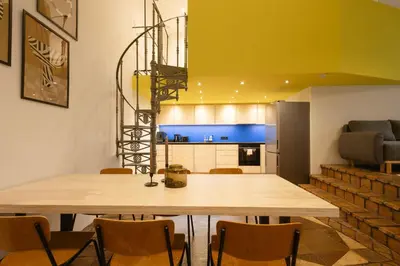 Küche/Küchenzeile in der Unterkunft AWerner Loft I Premium