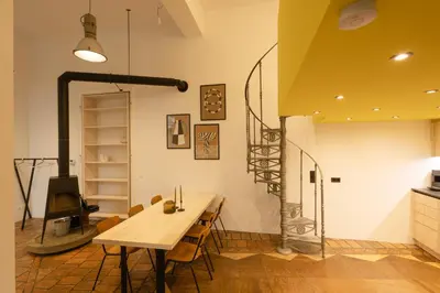Küche/Küchenzeile in der Unterkunft AWerner Loft I Premium