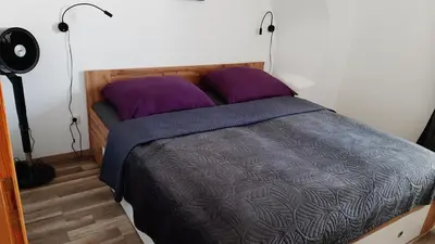 Ein Bett oder Betten in einem Zimmer der Unterkunft Ferienwohnung Casa Maya