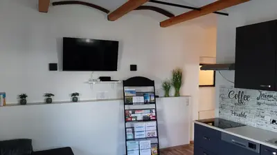 Küche/Küchenzeile in der Unterkunft Ferienwohnung Casa Maya