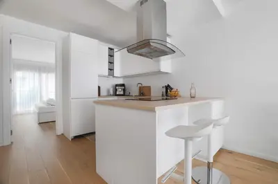 Küche/Küchenzeile in der Unterkunft Superior Cityline Suite