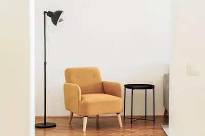 Ein Sitzbereich in der Unterkunft HeyMi Apartments Stolberggasse