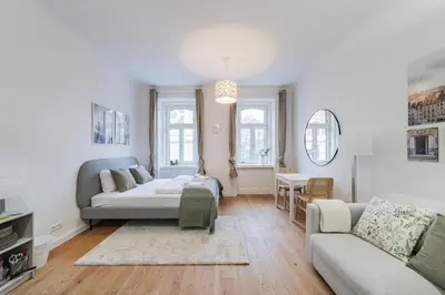 Ein Bett oder Betten in einem Zimmer der Unterkunft Central Vienna 12th District Apartment