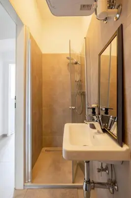 Ein Badezimmer in der Unterkunft 21aaa22
