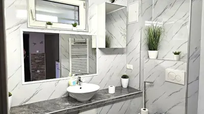 Ein Badezimmer in der Unterkunft Flatprovider - Manuela Apartment Vienna