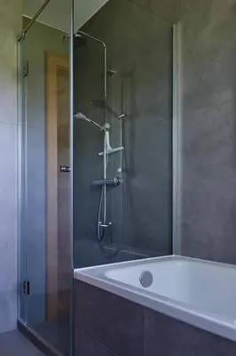 Ein Badezimmer in der Unterkunft Charmantes Einfamilienhaus