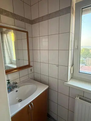 Ein Badezimmer in der Unterkunft Privatzimmer 3