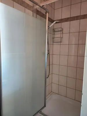Ein Badezimmer in der Unterkunft Casa Mea Privatzimmer 2
