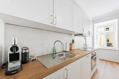 Küche/Küchenzeile in der Unterkunft Mamalipa Apartments