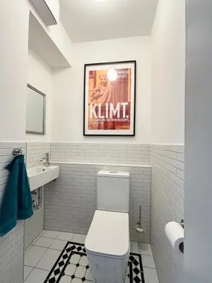 Ein Badezimmer in der Unterkunft Villa Moser