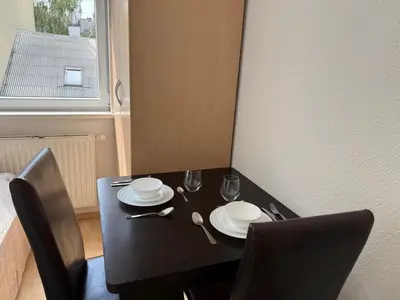 Ein Sitzbereich in der Unterkunft Urban Studio for 2 I Free Parking