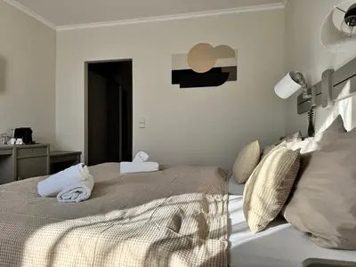 Ein Bett oder Betten in einem Zimmer der Unterkunft Gasthaus Paus