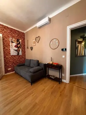 Ein Sitzbereich in der Unterkunft Big luxury 3BR in Center