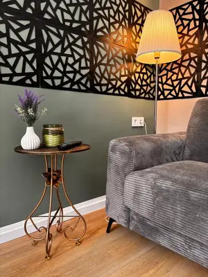 Ein Sitzbereich in der Unterkunft Big luxury 3BR in Center