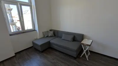 Ein Sitzbereich in der Unterkunft Cozy Apt near Schönbrunn