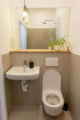 Ein Badezimmer in der Unterkunft Small apartment with 24-hour check-in