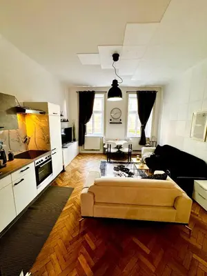 Küche/Küchenzeile in der Unterkunft Charming Stay - Close to Vienna Attractions MZ17b