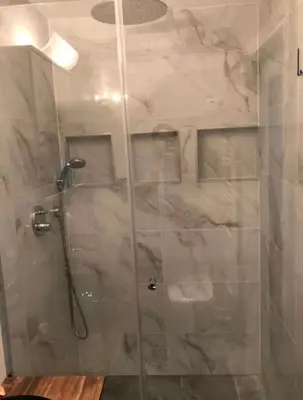 Ein Badezimmer in der Unterkunft Apartment near Schönbrunn