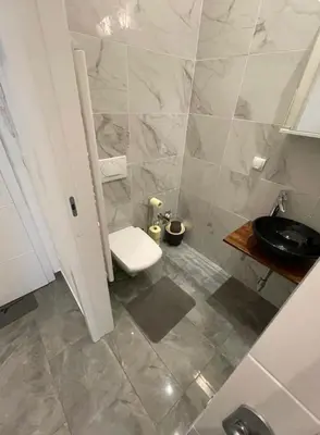 Ein Badezimmer in der Unterkunft Apartment near Schönbrunn