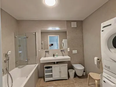 Ein Badezimmer in der Unterkunft Danube Refugium