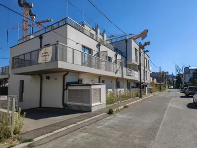 Das Gebäude in dem sich die Ferienwohnung befindet