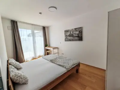 Ein Bett oder Betten in einem Zimmer der Unterkunft Danube Refugium