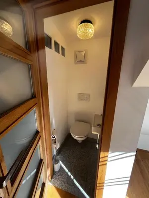 Ein Badezimmer in der Unterkunft Danube Gardens