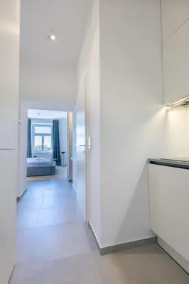 Ein Bett oder Betten in einem Zimmer der Unterkunft josef's home I Sublime Studio