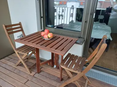 Ein Balkon oder eine Terrasse in der Unterkunft Your temporary home in Vienna
