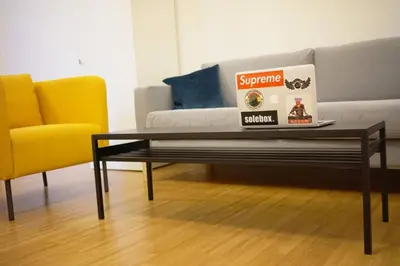 Ein Sitzbereich in der Unterkunft Modern Apartment in Viennas hip area, Central & Comfortable Stay