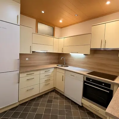 Küche/Küchenzeile in der Unterkunft Big Space Apartment Vienna