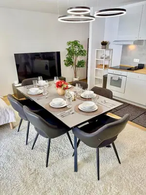 Küche/Küchenzeile in der Unterkunft Stylish Stadlau Apartment - Free Parking